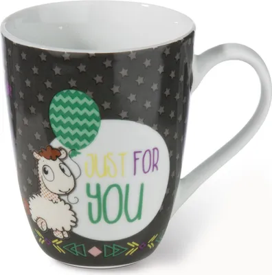 Produktbild von NICI Porzellantasse Lama-Babys 45415 - NICI Tasse La-La-Lama 10,5cm
