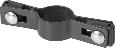 Immagine prodotto di Morsetto Strend Pro EUROSTANDARD, 38 mm, intermedio, antracite, RAL7016, per palo rotondo