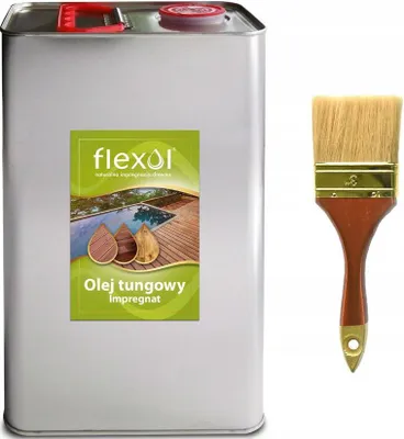 Immagine prodotto di Olio di Tung per Legno 100% Naturale 5 L Flexol