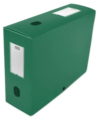 Immagine prodotto di ELBA Scatola per quaderni 400094576, dorso 100 mm, polipropilene, 24 x 32 cm, verde
