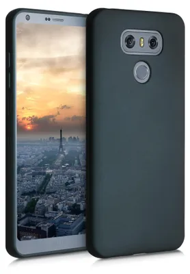 Produktbild von kwmobile Handyhülle für LG G6 Hülle - Silikon Case metallisch schimmernd - Schutzhülle Cover - Metallic Petrol