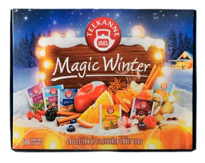 Produktbild von TEEKANNE - Magic Winter – Natürliche Früchtetee-Mischung – 6 x 5 Teebeutel (71,25 g)