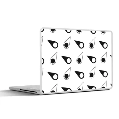 Produktbild von MuchoWow® Laptop Aufkleber Sticker Cover Kompass - Muster - Reisen 25x18 cm - Laptop-Deko