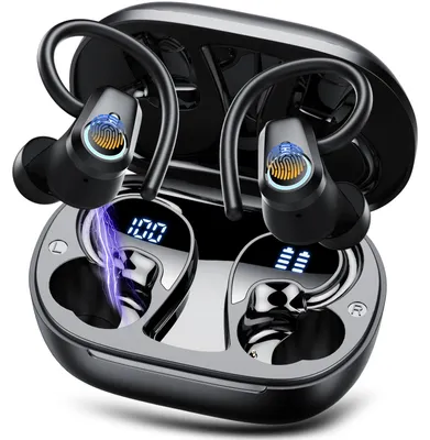 Produktbild von Kabellose Bluetooth Kopfhörer Sport 50Std HiFi Stereo In Ear Ohrhörer Schwarz