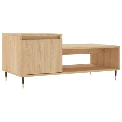 Obrázok produktu pre vidaXL Konferenčný stolík Sonoma Oak 100x50x45 cm odvodený výrobok z dreva