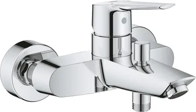 Produktbild von GROHE Start Badewannenarmatur, Duscharmatur für Badewanne, integriertes Rücklaufventil, Metallhebel, chrom, 24206002