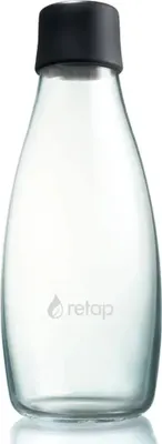 Zdjęcie produktu dla Butelka szklana Retap GO 500ml Black