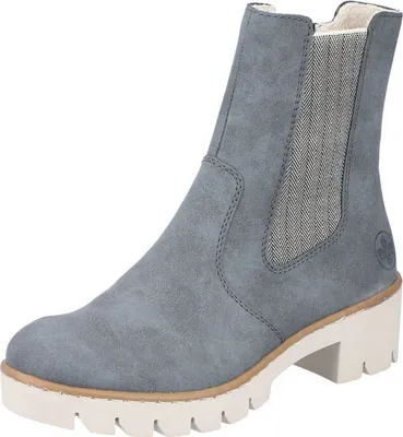 Chelsea Boots Graue Stiefel Von Rieker Rieker Damen Chelsea Boot