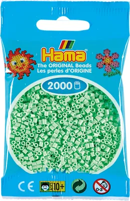 Obrázek produktu pro Hama 501-98 - Sáček mini zažehlovacích korálků Mint, 2000 ks