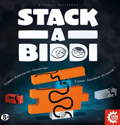 Produktbild von Game Factory Stack-A-Biddi, Brettspiel, 8 Jahr(e), 30 min