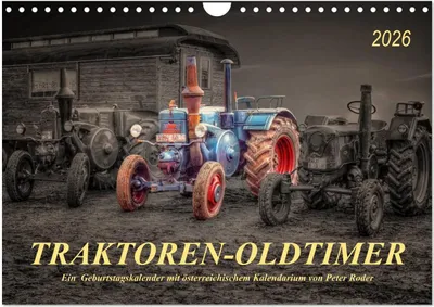 Produktbild von Traktoren - Oldtimer (Wandkalender 2026 DIN A4 quer), CALVENDO Monatskalender