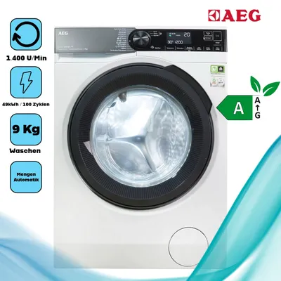 Produktbild von AEG 8000 PowerCare / UniversalDose WiFi / 9 kg LR8E75490 Weiß