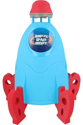 Produktbild von Sunflex 00561 - Space Rocket - Wassersprenkler (blau, drehend) Rasensprenger Kinder