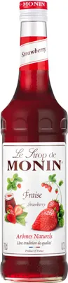 Produktbild von Monin Erdbeer Sirup 700ml – Fruchtiger Sirup für Drinks & Cocktails
