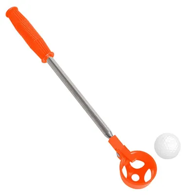 Produktbild von Golfball-Retriever, ausziehbarer Edelstahl-Teleskop-Golfball-Retriever für Wasser mit Greifklaue und Saugnapf, Golf-Geschenk für Männer