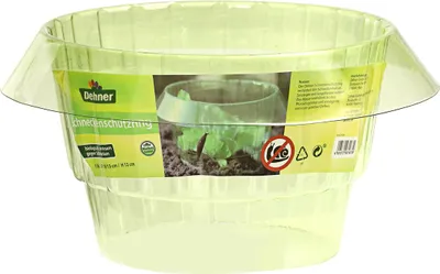Produktbild von Dehner Schneckenschutzring 10er Set, Ø 13/19 cm, Höhe 12 cm, Kunststoff