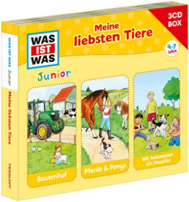 Zdjęcie produktu dla Was Ist Was Junior - 3-płytowe słuchowisko Vol.3 Animals