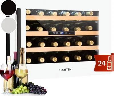 Zdjęcie produktu dla KlarsteinVinsider 24D Built-In Duo Quartz Edition, chłodziarka do wina, do zabudowy