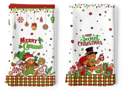 Produktbild von Geschirrtücher Lebkuchen 100% Baumwolle 2er-Set 48 x 70 cm