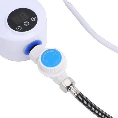 Produktbild von Mini-Durchlauferhitzer – Elektrischer Durchlauferhitzer mit 5500 W, LED-Touchscreen zur Temperaturregelung (30–55 °C), Schutzklasse IPX4, wasserdicht, einfache Installation