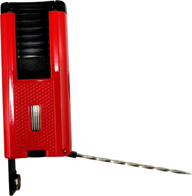 Produktbild von Myon Feuerzeug 3er-Jet Ceyreste Rot, nachfüllbar, mit Pin und Piercer
