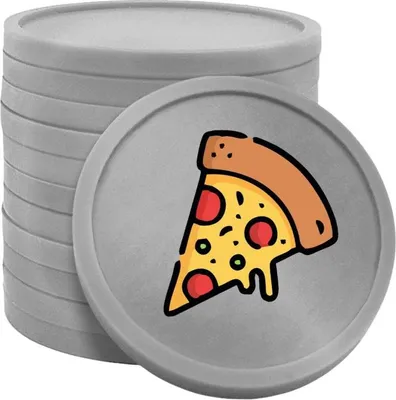 Immagine prodotto di Gettoni pizza CombiCraft argento - Ø29mm - 100 pezzi