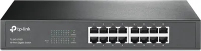 Produktbild von TP-Link TL-SG1016D Nie zarządzany Gigabit Ethernet (10/100/1000) Czarny