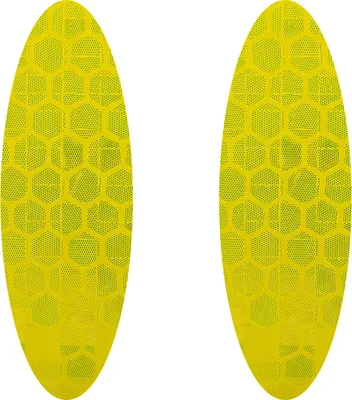 Produktbild von Reflektierende Aufkleber für oval Fahrrad gelb 2 Stück