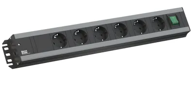 Produktbild von Bachmann Handwerkerleiste 6Xschutzkontakt, 1Xschalter