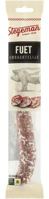 Image de Stegeman Fuet Ambachtelijk 130g – Snack traditionnel espagnol à base de saucisses crues