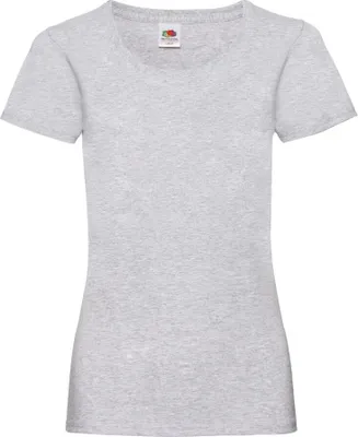 Produktbild von Damen T-Shirt Lady-Fit Valueweight T - Heather Grey, L