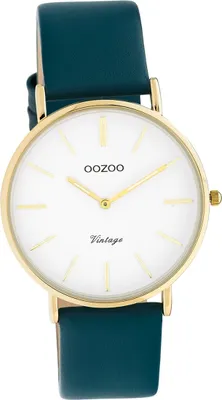 Image de Oozoo cuir femme montre C20229 analogique à quartz bracelet turquoise Vintage Series D2UOC20229