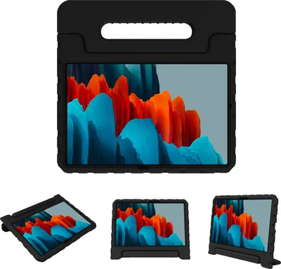 Immagine prodotto di Custodia per Samsung Galaxy Tab S8, Samsung Galaxy Tab S7: cover posteriore imoshion con maniglia di sicurezza per bambini