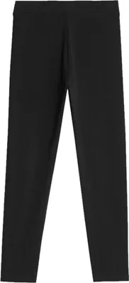 Produktbild von Mädchen-Leggins 4F, Schwarz, Hoher Bund, Größe 122