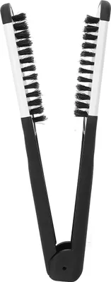 Produktbild von Glättungsbürste, stabiles, atmungsaktives Design, doppelseitig, schützend, zuverlässig, langlebig, Friseurwerkzeug für Salons