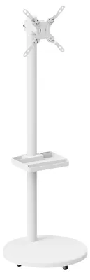 Produktbild von Freistehender TV-Halter auf Rollen Spacetronik SPET06W Mattweiß