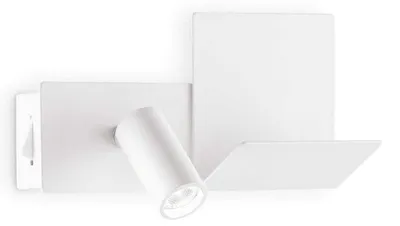 Produktbild von Moderne Wandleuchte Komodo-1 Metall Weiß Led 4,5W 3000K Warmes Licht