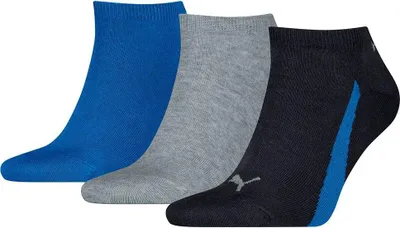 Produktbild von Puma Lifestyle Sneakers Socken 3 Paare Blau,Grau EU 39-42 Herren,Damen Blau,Grau EU 39-42
