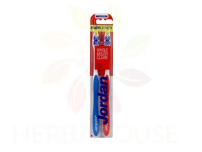 Obrázek produktu pro Jordan Total Clean Szczoteczka do zębów Średnia, 2 sztuki