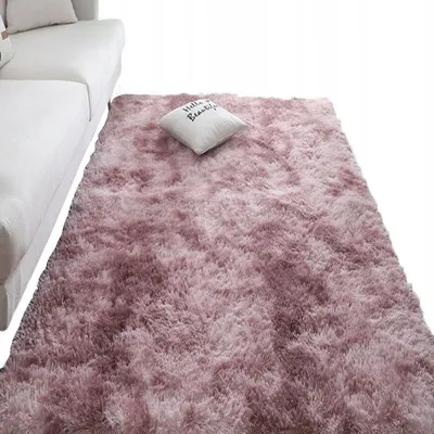 Produktbild von Weicher Plüschteppich für das Wohnzimmer, rosa, 120 x 170 cm