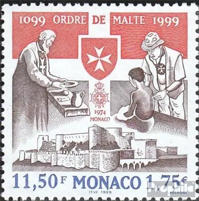 Produktbild von Briefmarken Monaco 1999 Mi 2468 (kompl.Ausg.) postfrisch Malteserorden