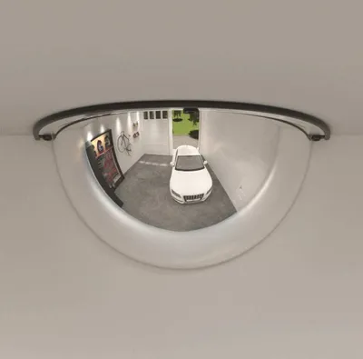 Immagine prodotto di The Living Store Specchio per il traffico 2 pz. Mezza cupola Ø30 cm in acrilico