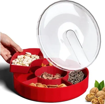 Immagine prodotto di Contenitore per snack con coperchio per frutta secca e dolciumi, piccolo
