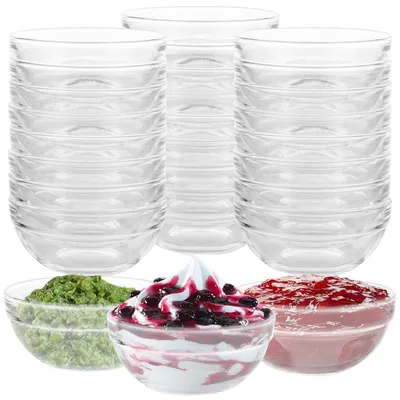 Produktbild von Glas Schalen Set von 28 Stück 9 cm