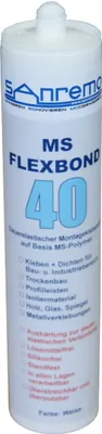 Produktbild von 5x Sanremo KLEBSTOFF FLEXBOND 40 Klebstoff Dichtstoff 290ml Kartusche