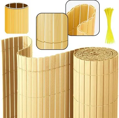 Zdjęcie produktu dla Kurtyna ochronna z PVC zapewniająca prywatność, do odgrodzenia ogrodu i balkonu – zielona – 1,6 x 4 m