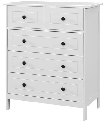 Immagine prodotto di Cassettiera 5 Cassetti 74x40x91 cm in Legno  Bianco