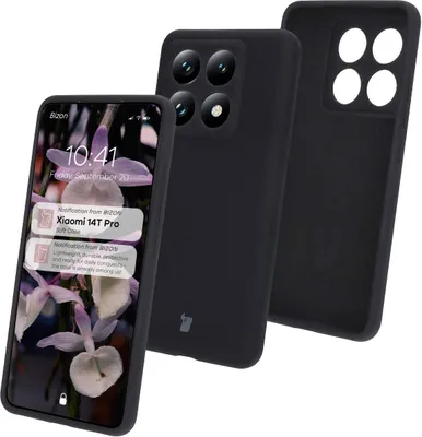 Produktbild von Bizon Soft Case für Xiaomi 14T Pro, Schwarz