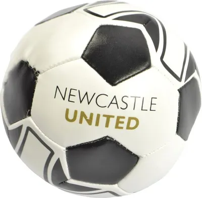 Obrázek produktu pro Newcastle United FC - Měkký fotbalový míč BS4451 (10,16 cm) (černá/bílá)