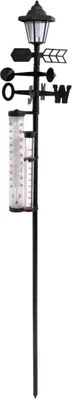 Immagine prodotto di Stazione meteorologica solare 5in1 - 158 cm - LED termometro pioggia vento